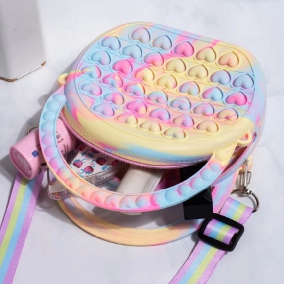 Colorblock Bubble Circle Bag - Picture 5 of 5